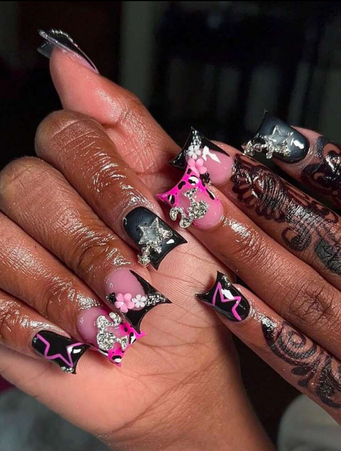 Pink & Black