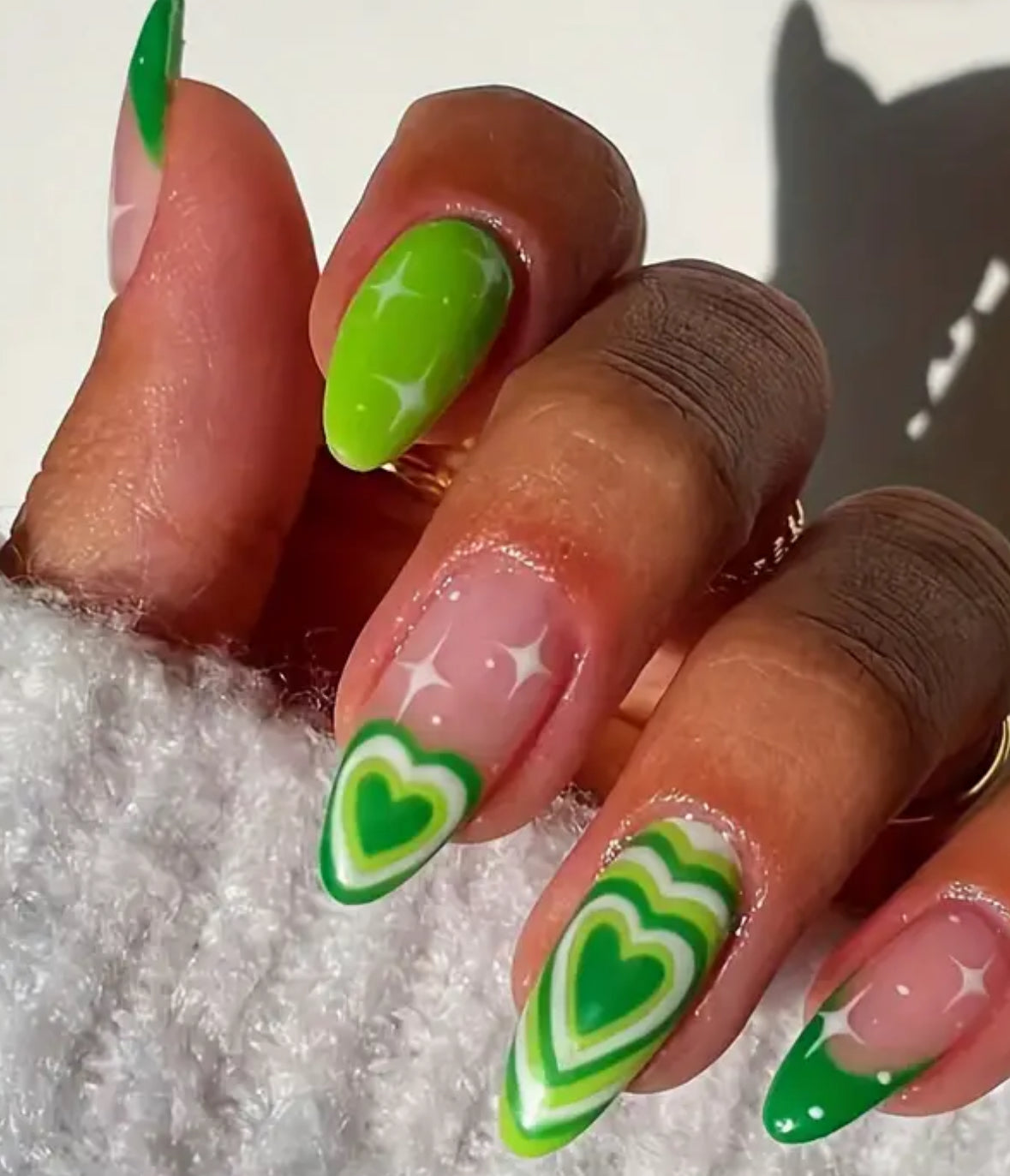 Green hearts set